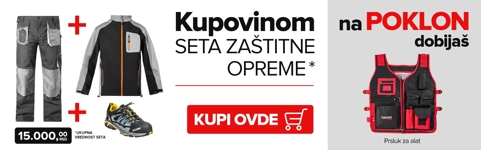 Set zaštitne odeće