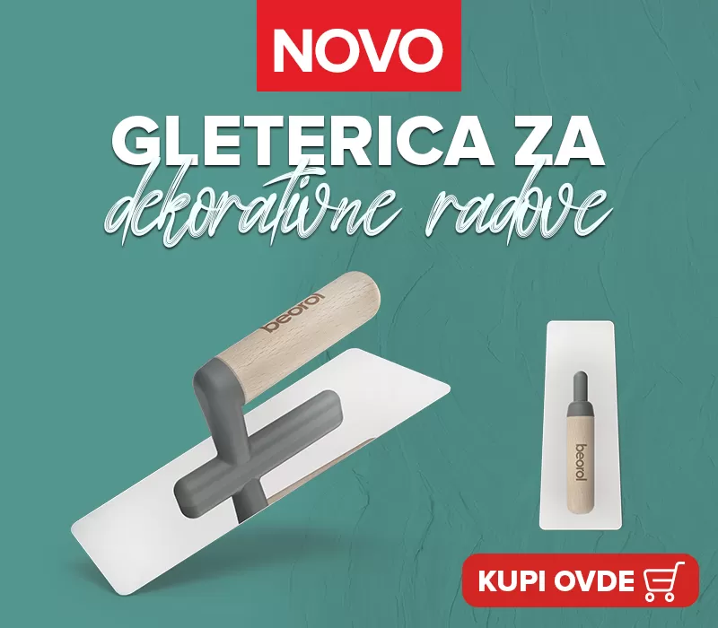 Gleterica za dekorativne radove