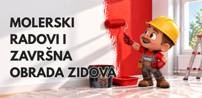 Molerski radovi i završna obrada zidova