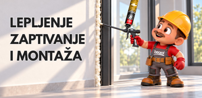 Lepljenje, zaptivanje i montaža