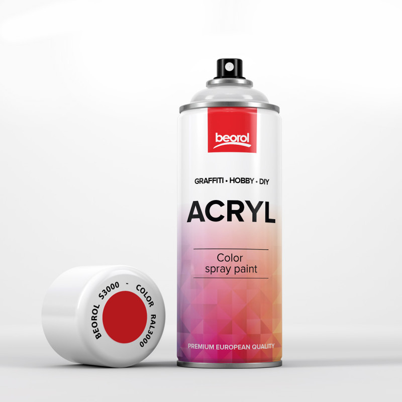 Sprej crveni Fuoco RAL3000 