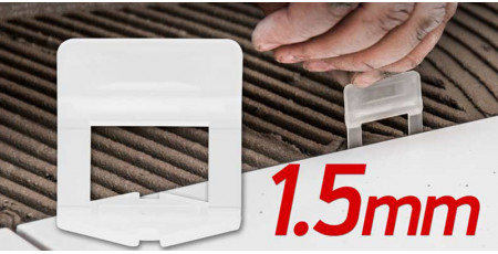 Spona 1.5mm za nivelisanje pločica