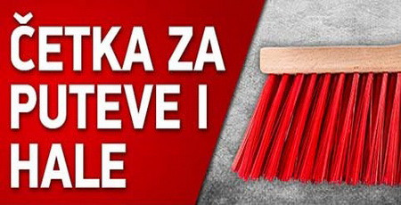 Četka za puteve i hale
