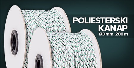 Poliesterski kanap Ø3mm, 200m