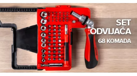 Set odvijača 68 komada