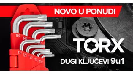 TORX dugi ključevi 9/1