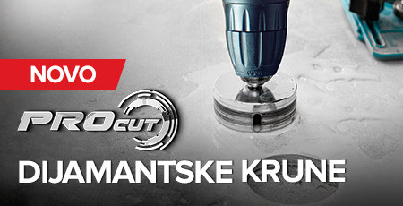 Dijamantske krune za keramiku PROcut