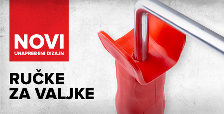 Novi unapređeni dizajn - Ručke za valjke