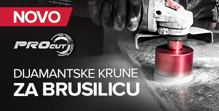 Dijamantske krune za brusilicu