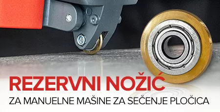 Rezervni nožići za mašine za sečenje pločica