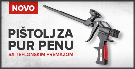 Pištolj za pur penu sa teflonskim premazom
