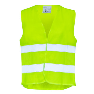 Signalni prsluk sa čičak trakom, žuti 