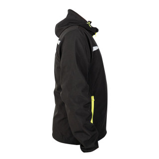 Softshell jakna sa kapuljačom crna 
