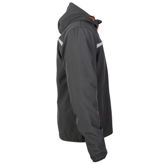 Softshell jakna sa kapuljačom siva 