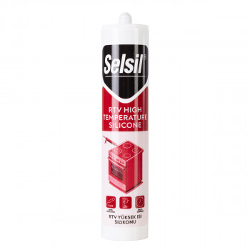 Silikon za temperature do 285°C crveni 310ml 