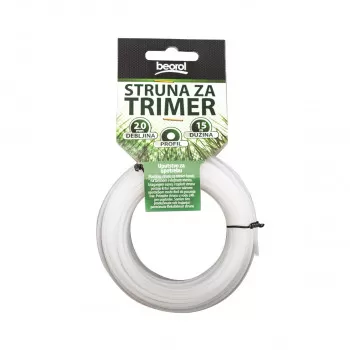 Struna za trimer okrugla 2.0mm x 15m 