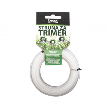 Struna za trimer okrugla, ø3.0mm x 15m 