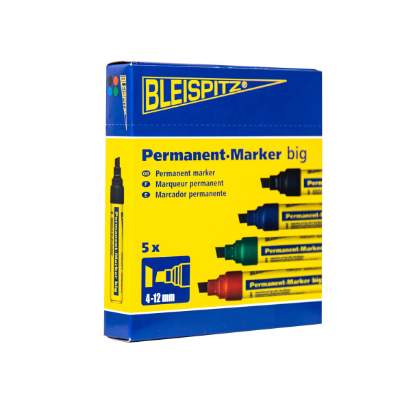 Marker permanentni BIG, 4-12 mm, crni 
