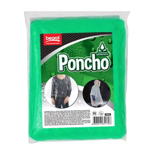 Pončo, zeleni 