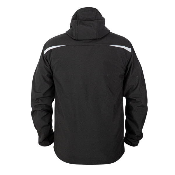 Softshell jakna sa kapuljačom crna 