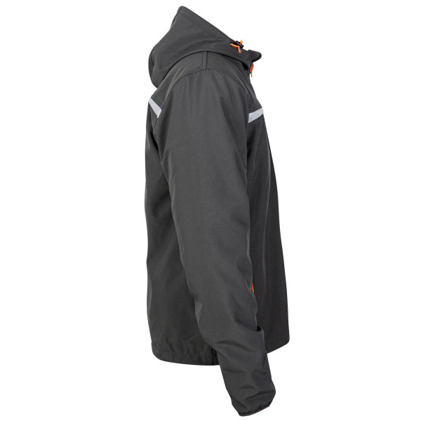 Softshell jakna sa kapuljačom siva 