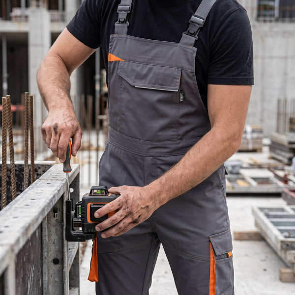 Radni polukombinezon King Flex sivi 