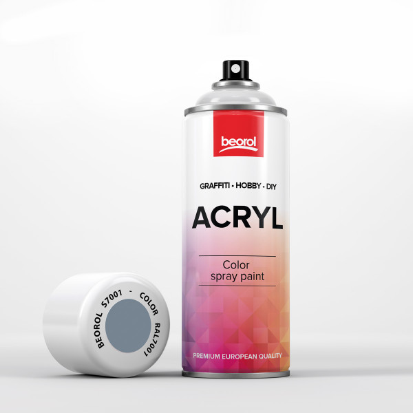 Sprej sivi Argento RAL7001 