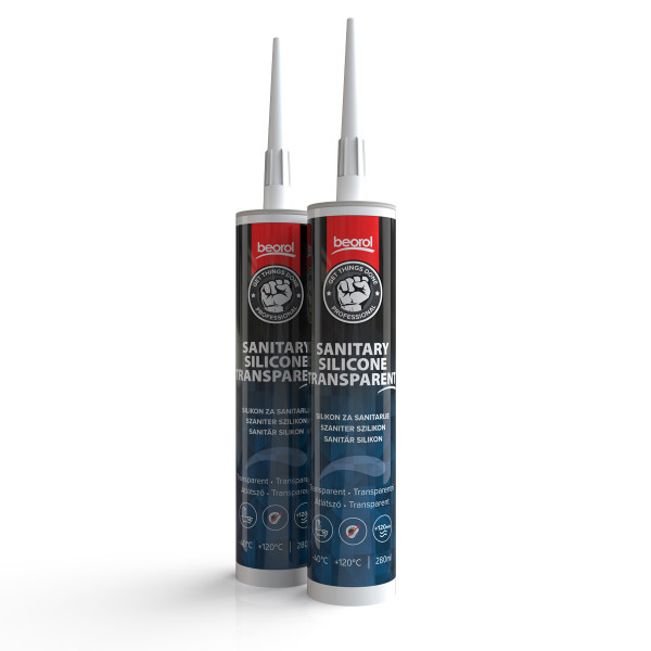 Silikon sanitar transparent, 280ml 