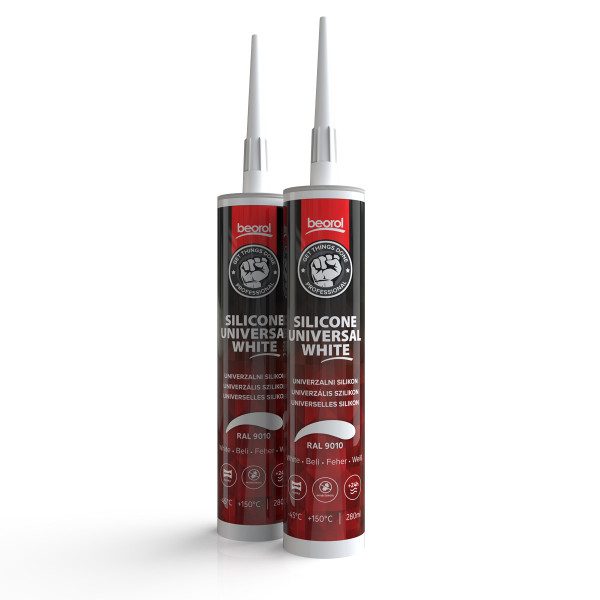 Silikon acetat univerzal beli, 280ml 