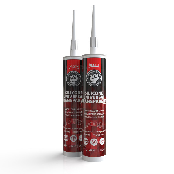 Silikon acetat univerzal transparent, 280ml 