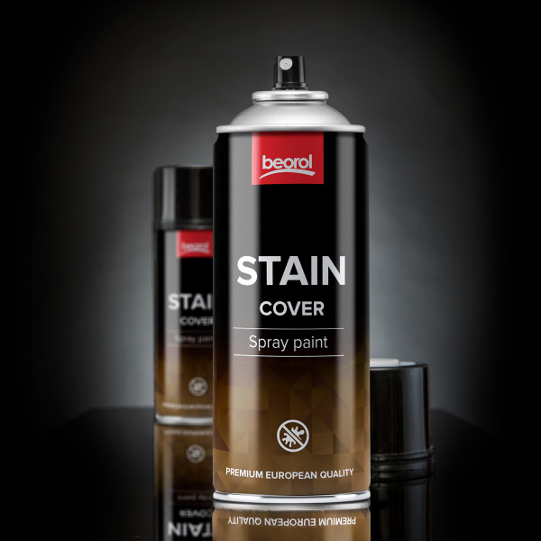 Sprej Stain cover za pokrivanje fleka beli Coprimacchia 