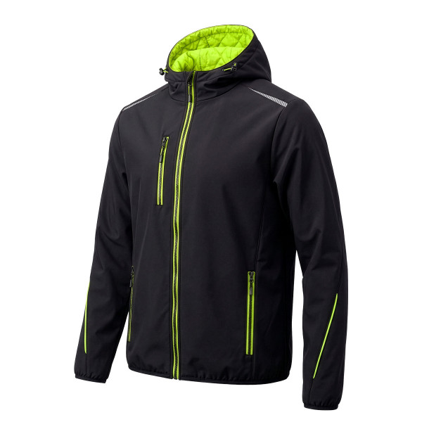 Zimska softshell jakna Thunder crna 