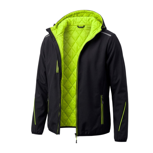 Zimska softshell jakna Thunder crna 