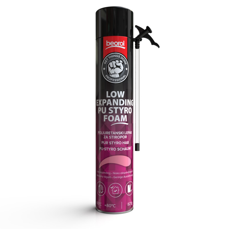 Poliuretanski Lepak Za Stiropor 821gr 658ml Beorol