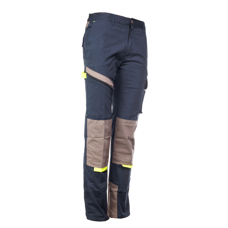 Radne pantalone Powerful 97% pamuk / 3% likra 245gr, teget boje, vel. XL 