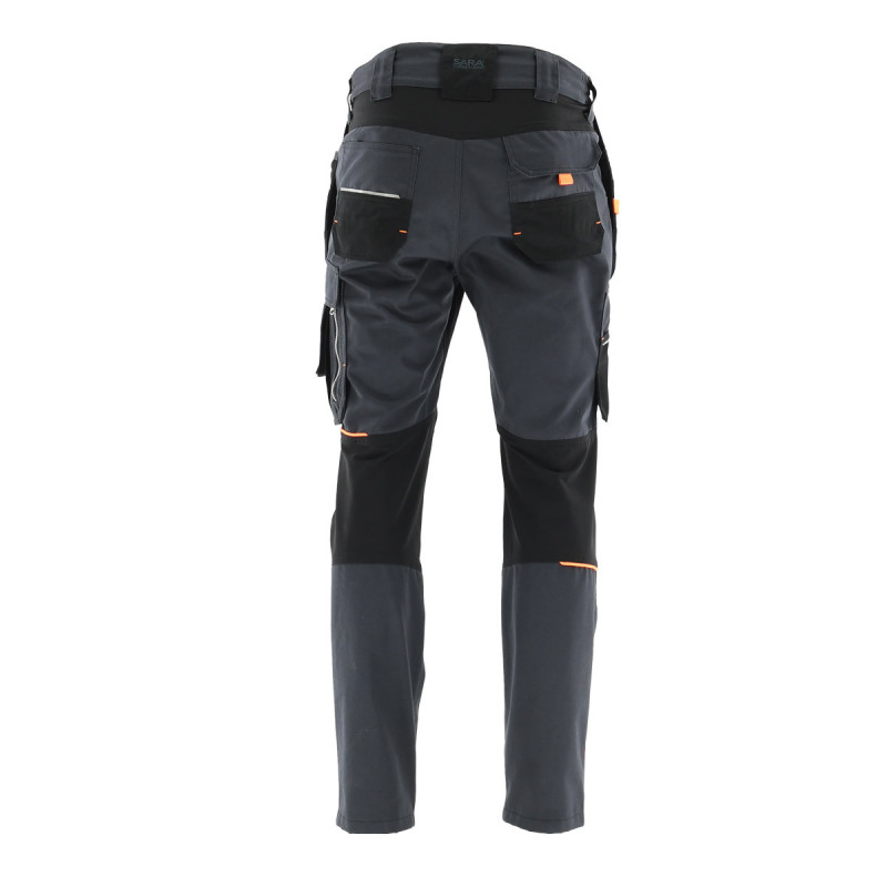 Radne pantalone Monter sive 