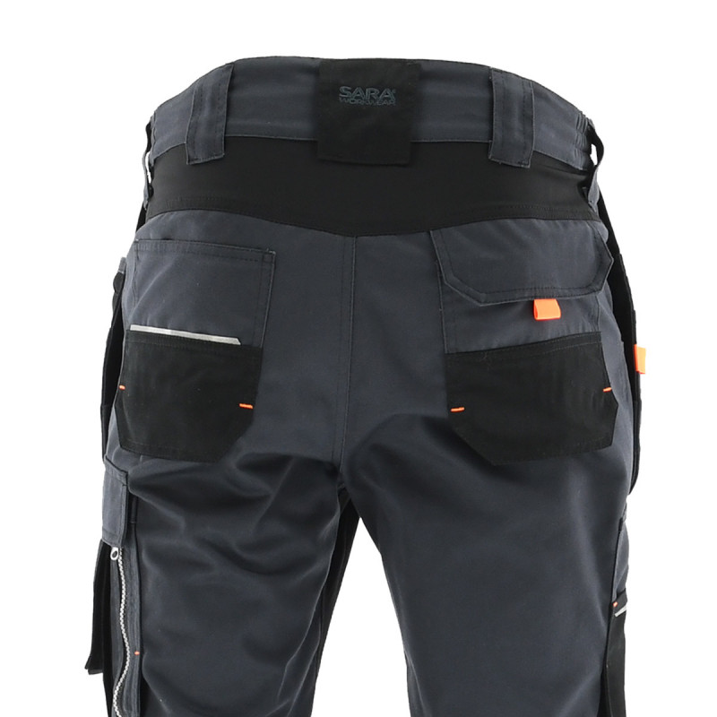 Radne pantalone Monter sive 