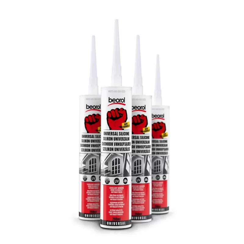 Silikon acetat univerzal 280ml, beli 