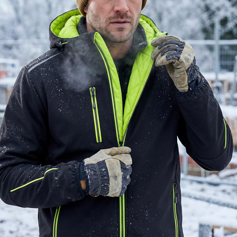 Zimska softshell jakna Thunder crna 